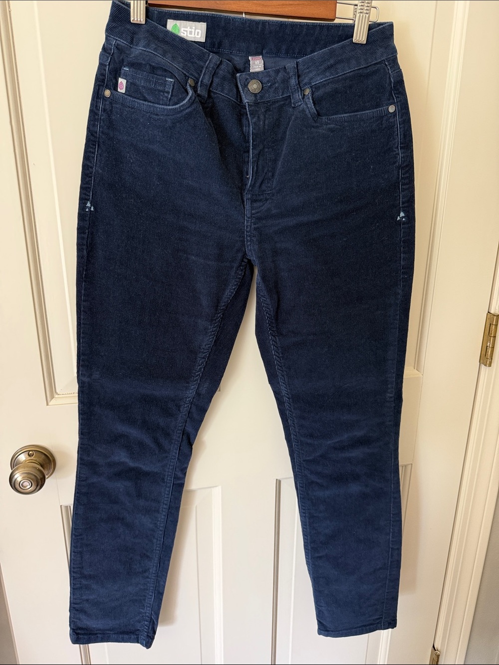 Stio Dark Navy Straight-Leg Corduroy Jeans